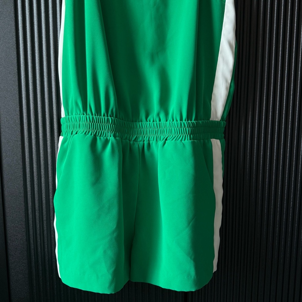 Amanda Uprichard Green and White Jumpsuit - Picture 4 of 12